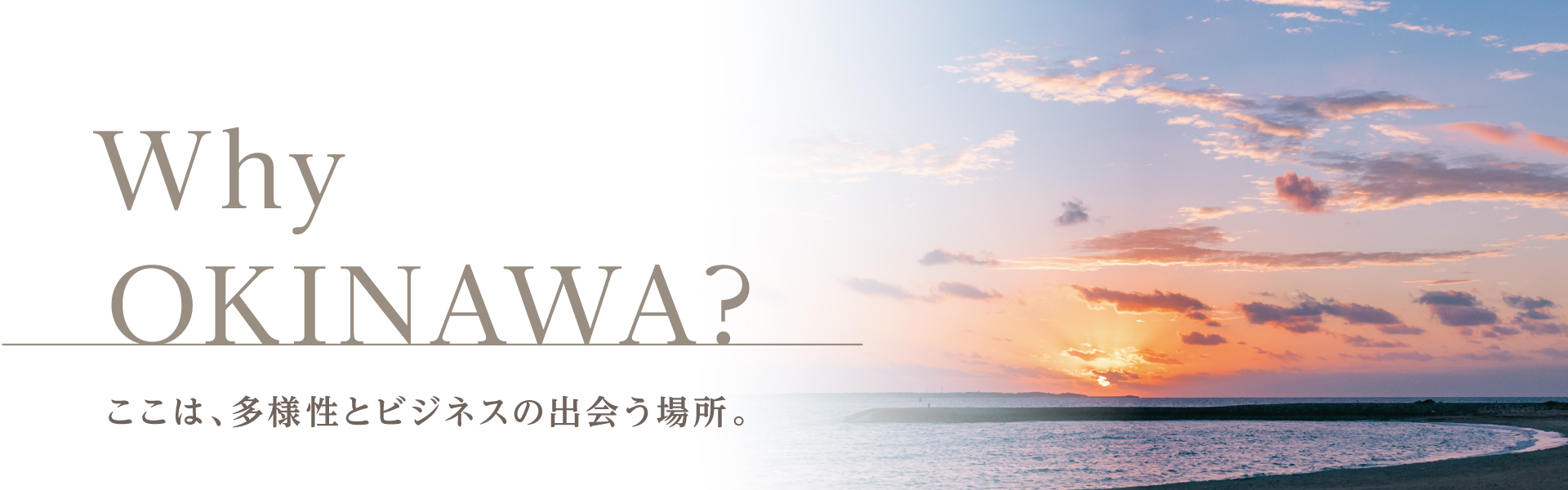 Why OKINAWA ？